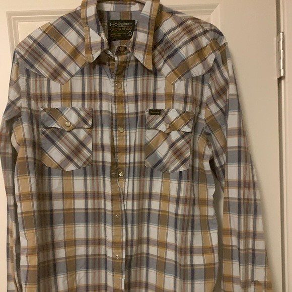 Hollister men’s western shirts L - Picture 3 of 4